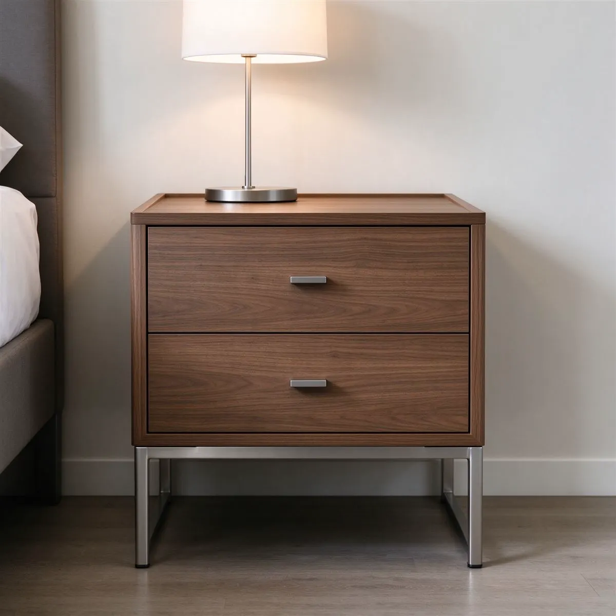 Hotel Bedside Cabinet & Bed Frame Set